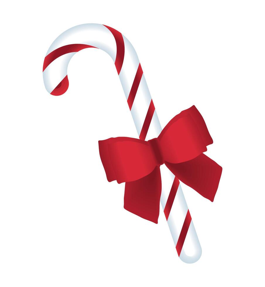 merry christmas cane vector