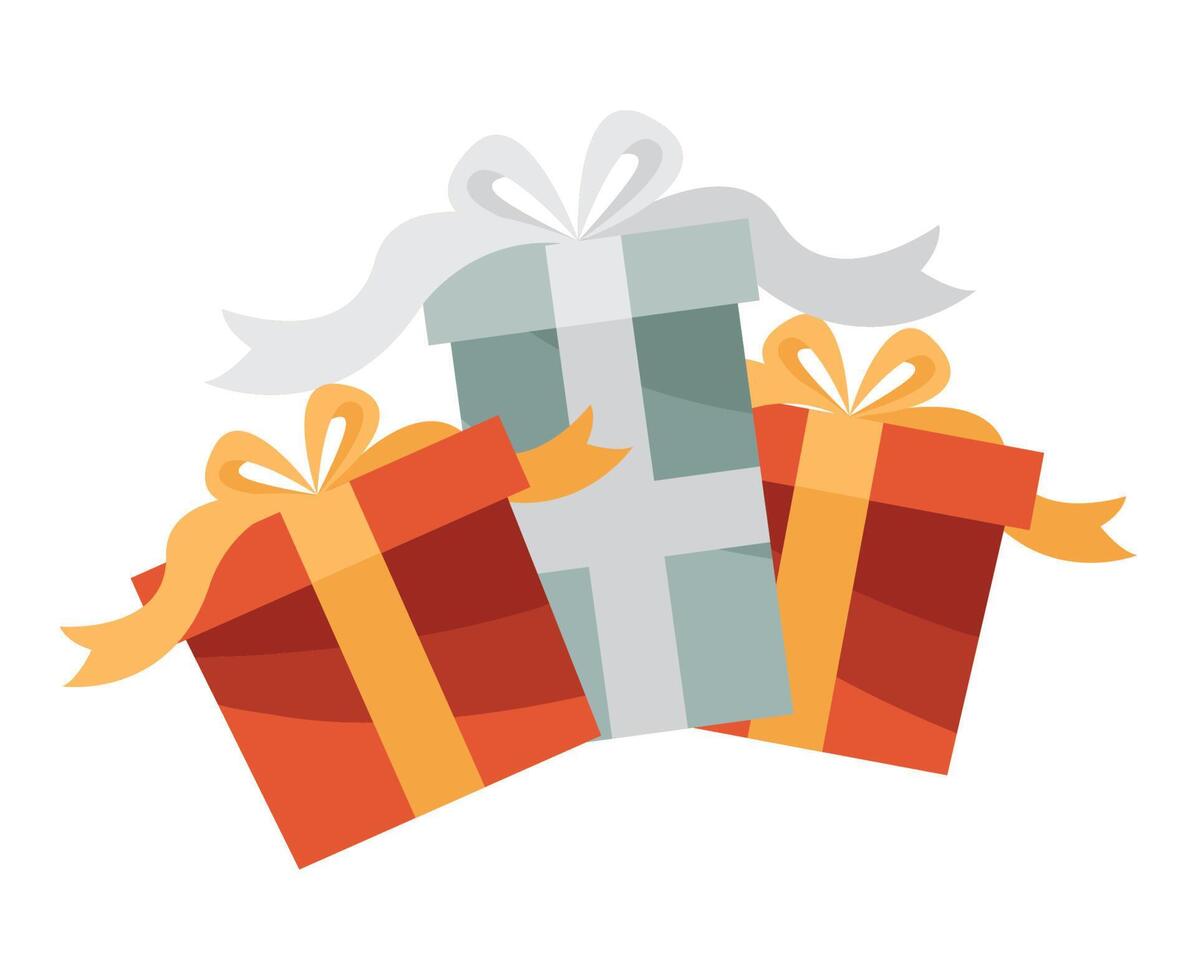 christmas gifts presents vector