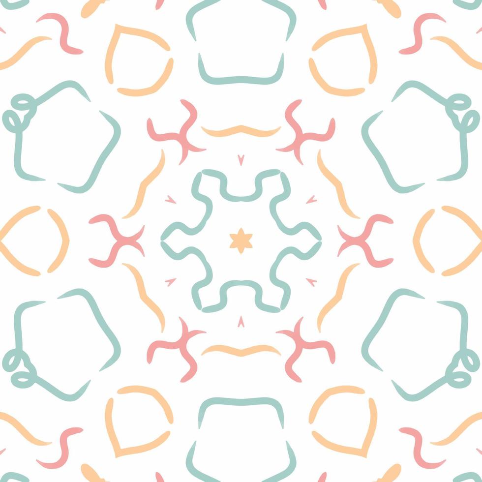 Abstract kaleidoscope background. Beautiful kaleidoscope seamless pattern. Multicolor mosaic texture. Seamless kaleidoscope texture. Unique kaleidoscope design vector