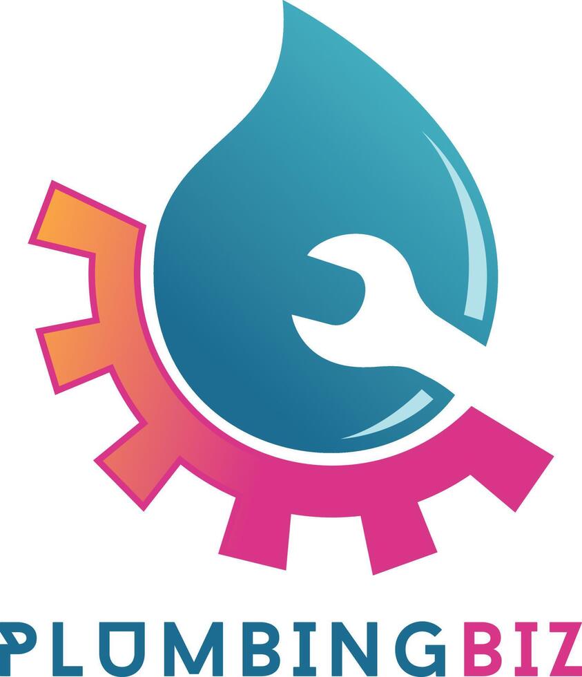Nature water drop vector logo design Colored water aqua splashes