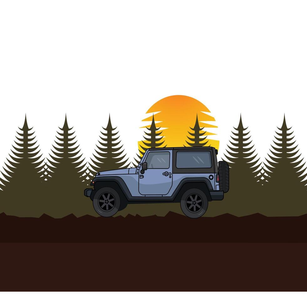 Adventure car logo template, Travel and tourism vector logo. Travel and leisure vector design.