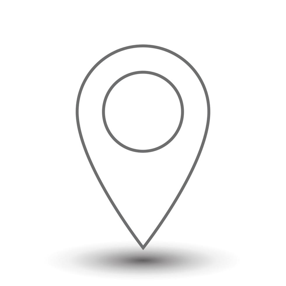 Travel Map pin sign location vector icon