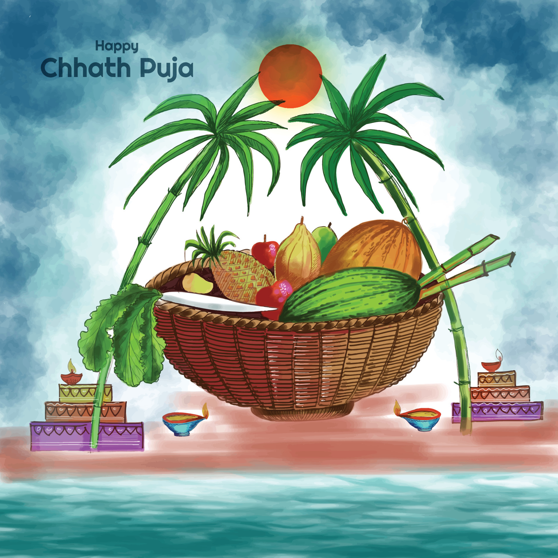 Chhath Puja Wallpapers Top Free Chhath Puja Backgrounds WallpaperAccess