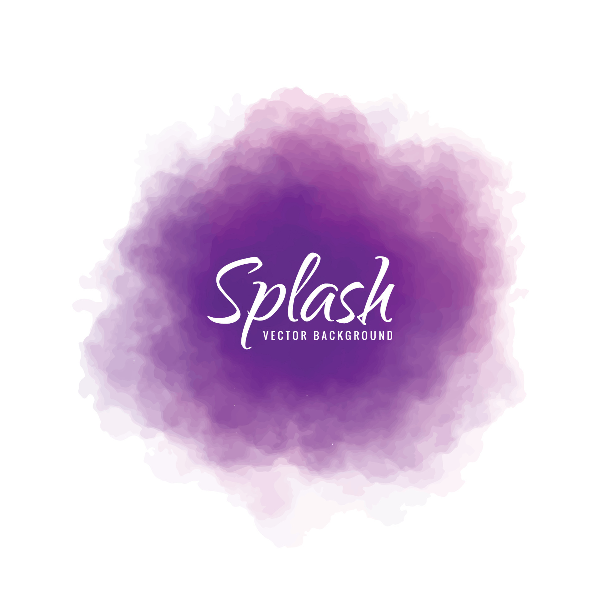 Abstract purple splash watercolor background 12870563 Vector Art at