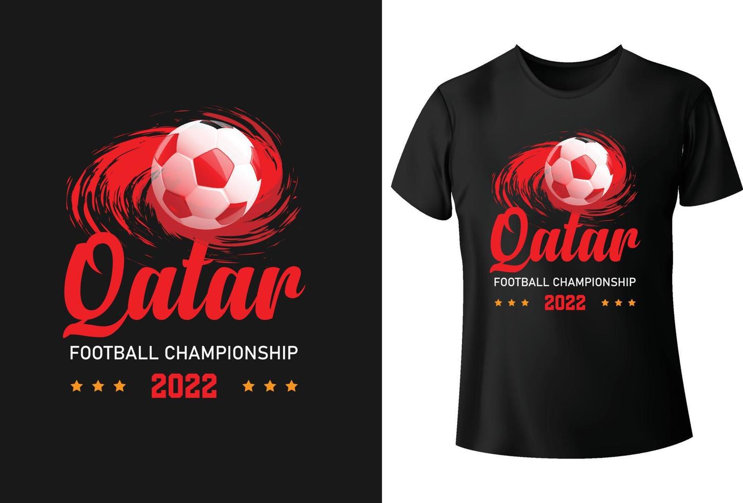 Qatar Football championship 2022 vector