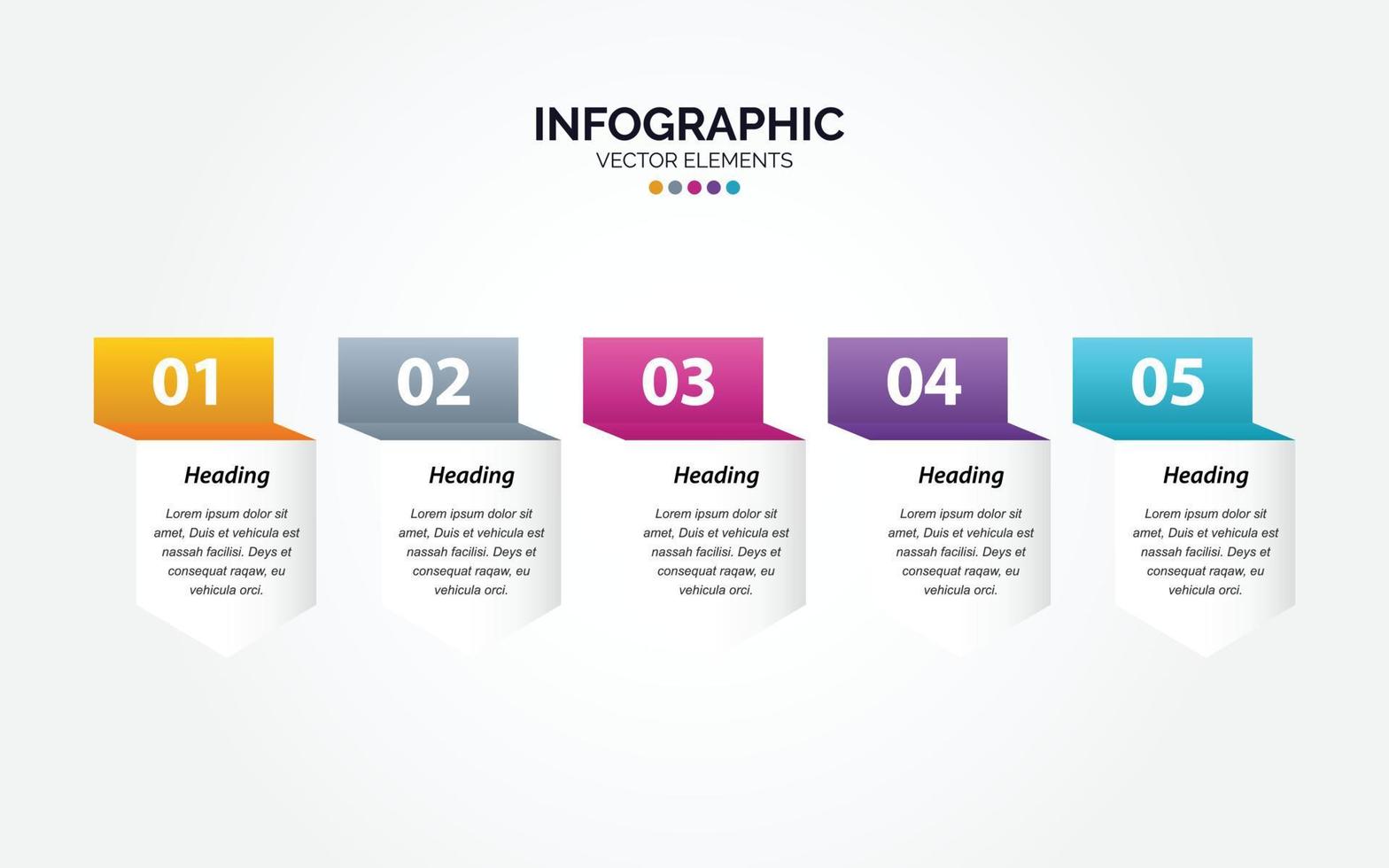 Vector Horizontal Infographic thin line design with icons and 5 options or steps. Horizontal Infographic for business concept. Can be used for presentations banner. workflow layout