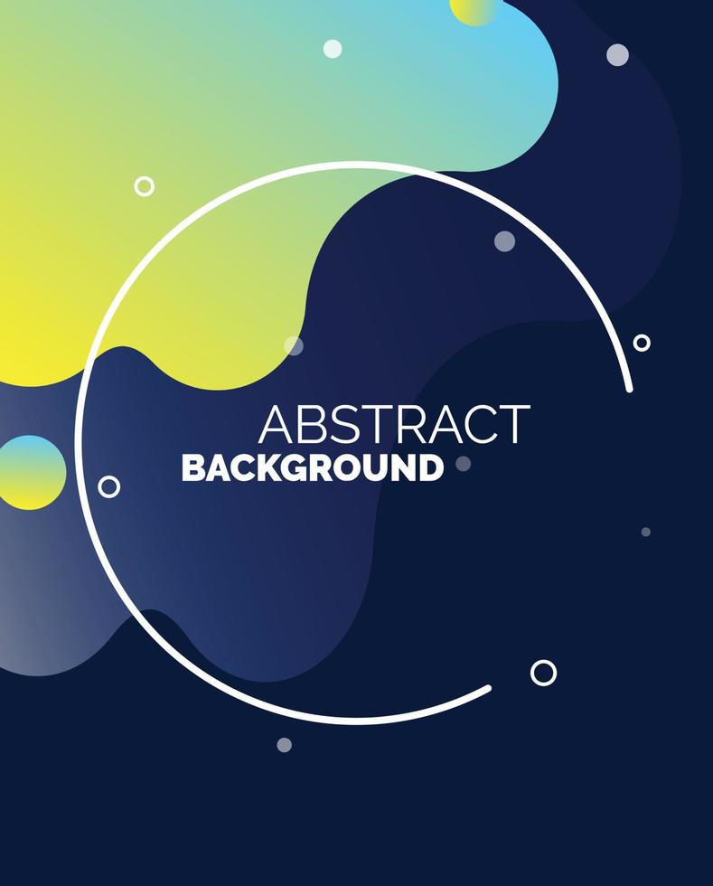 Gradient abstract shapes cover collection vector