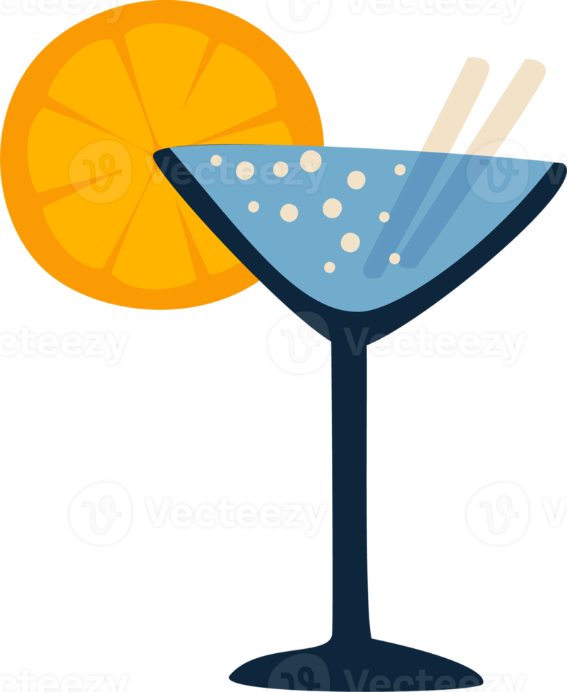 Cocktail.  Isolated illustration. png