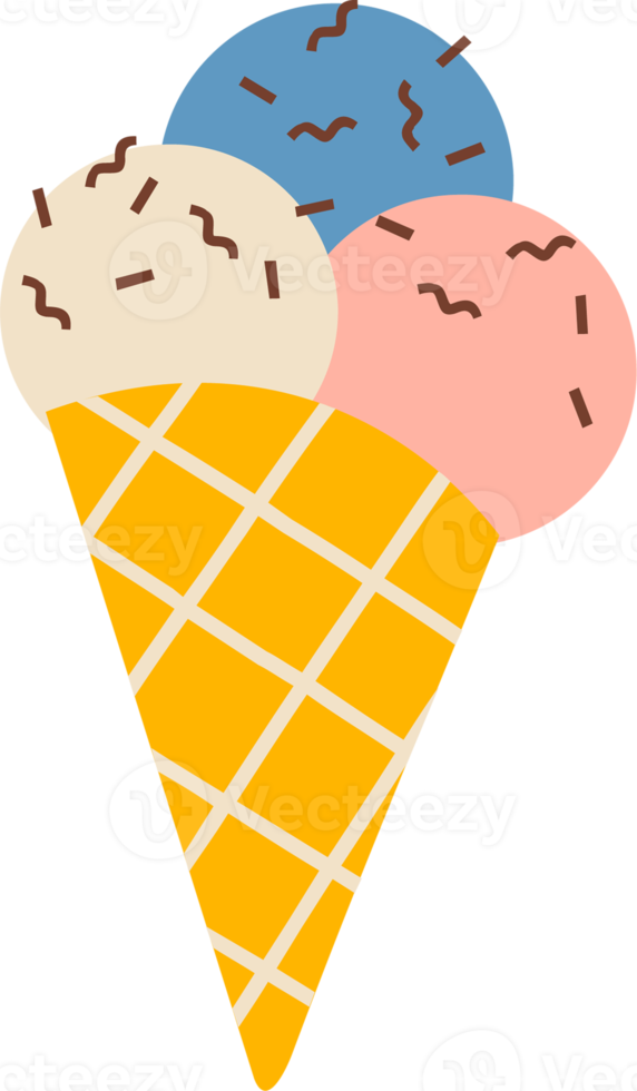 Ice cream. Illustration. png