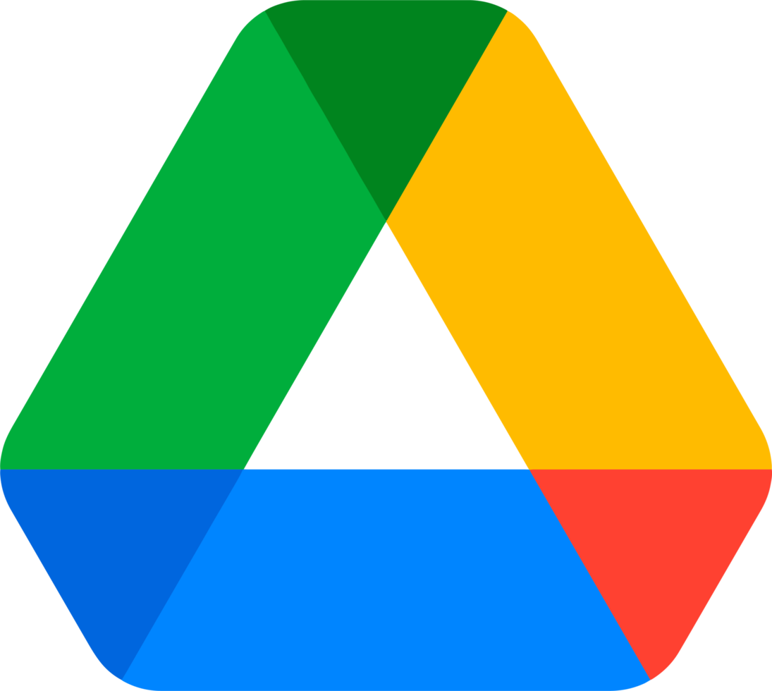 icono de la unidad de Google. ilustración del producto de google. png