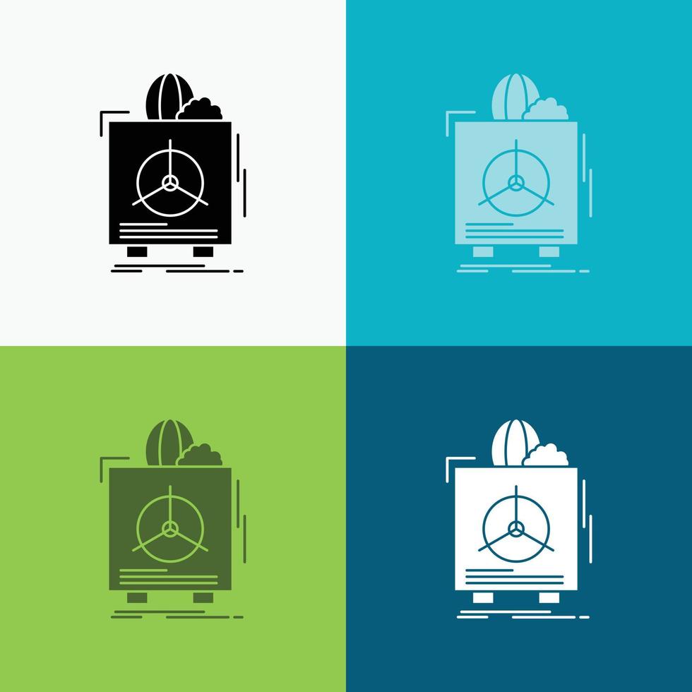 insurance. Fragile. product. warranty. health Icon Over Various Background. glyph style design. designed for web and app. Eps 10 vector illustration