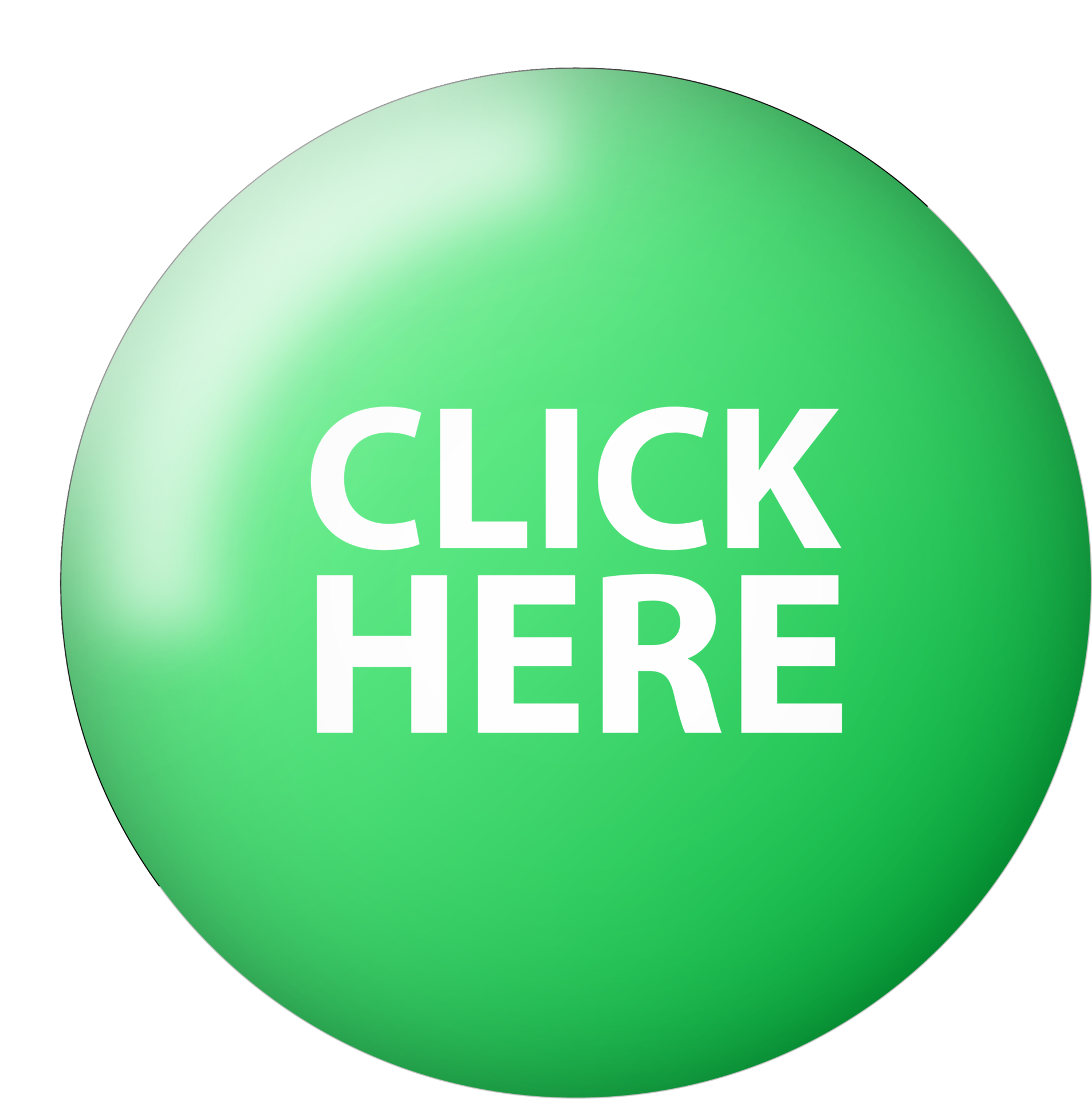 Press here button with realistic green emblem. Click here button icon for  user interface. 12871546 PNG