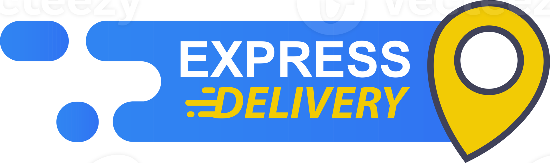 Express delivery with location pin icon concept for service, order, fast, free and worldwide shipping. png