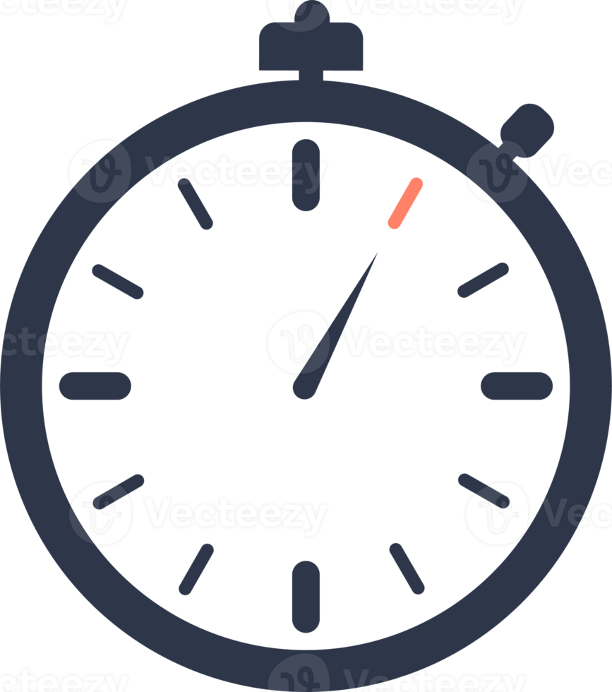 Exibição do temporizador de 5 segundos em estilo simples. contador de tempo de contagem regressiva em círculo. png