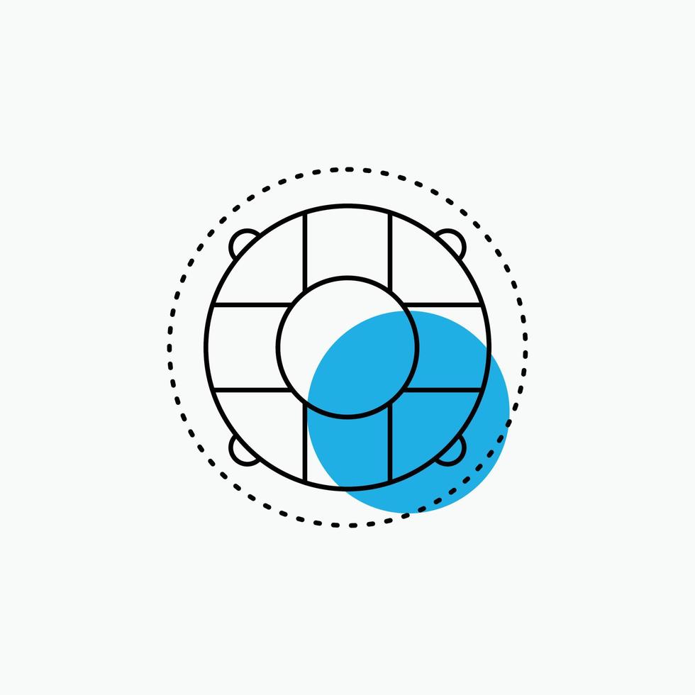 Help. life. lifebuoy. lifesaver. preserver Line Icon vector