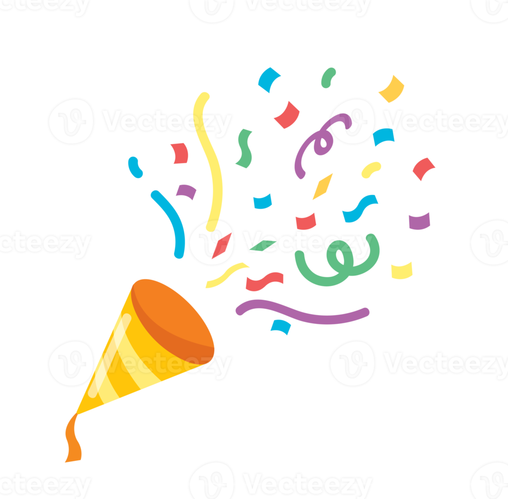 Party Icon. Confetti popper illustration 12872163 PNG