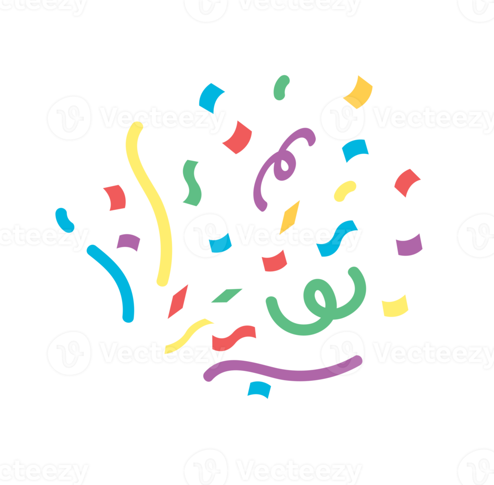 Party Icon. Confetti illustration 12872164 PNG