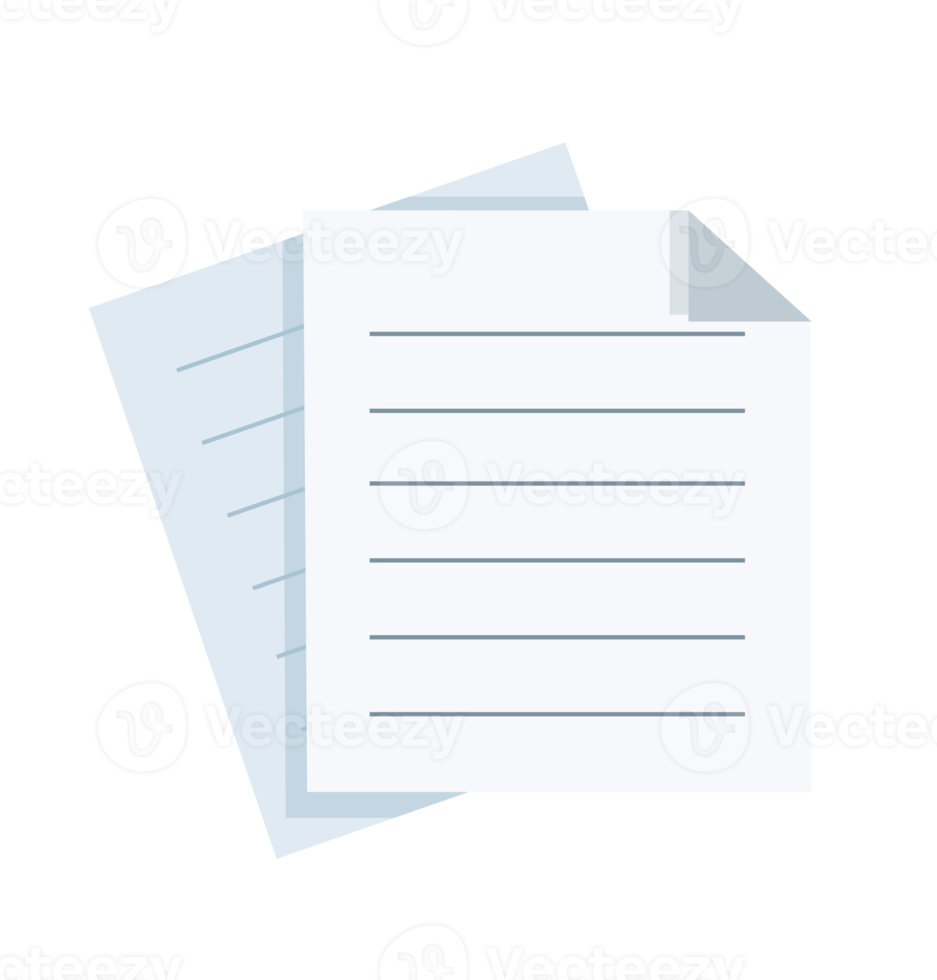 sheet file document in flat png