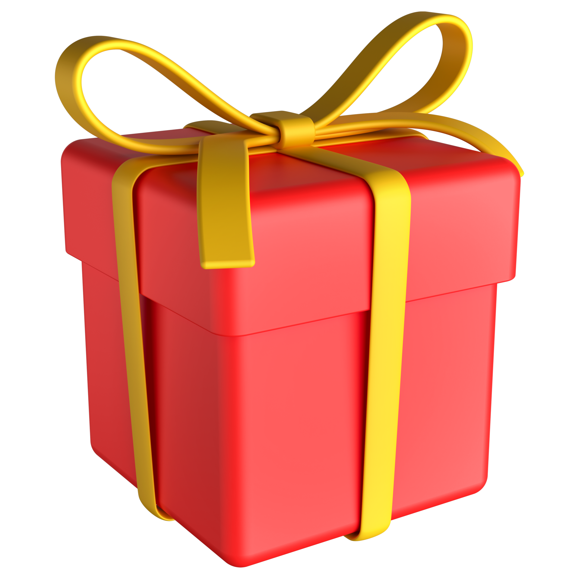 Red Gift Box 3D 12872345 PNG
