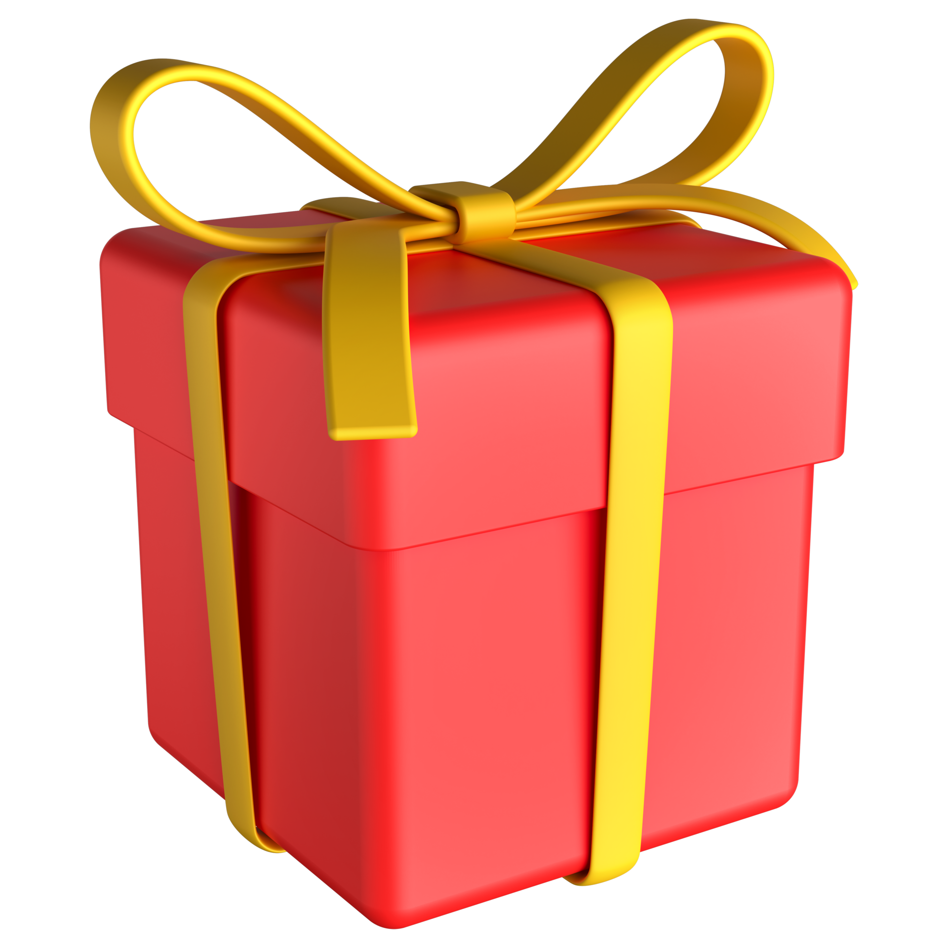 Red Gift Box 3D 12872345 PNG