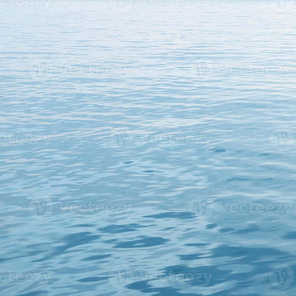 clear blue sea with waves photo