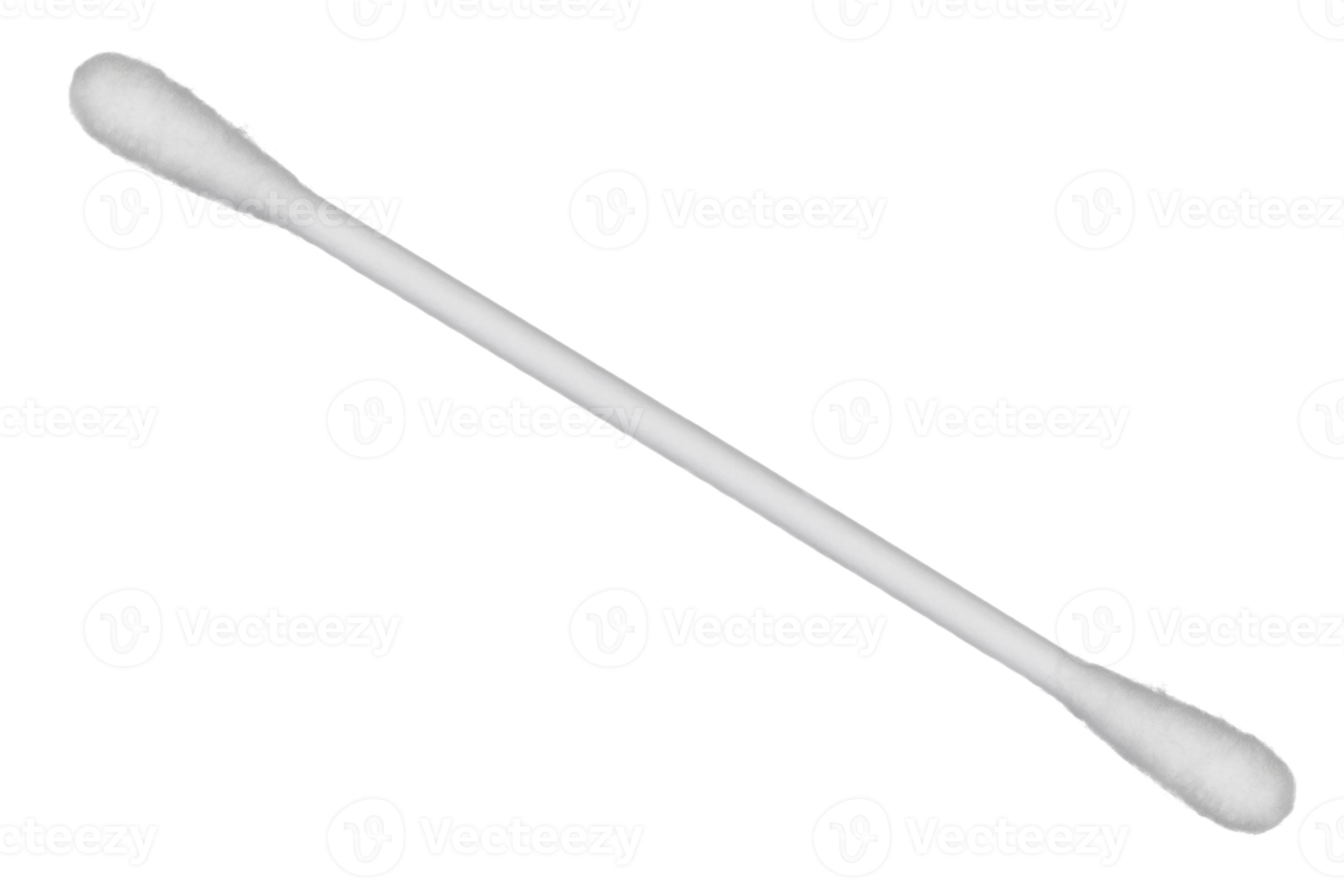 Hygienic ear cotton bud swab isolated on white background 12873639 Stock Photo at Vecteezy