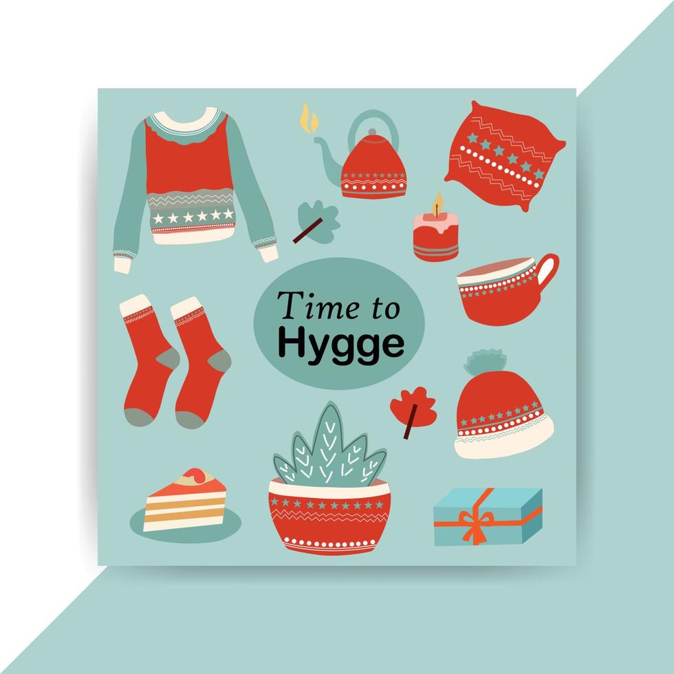 Time to hygge vector elements