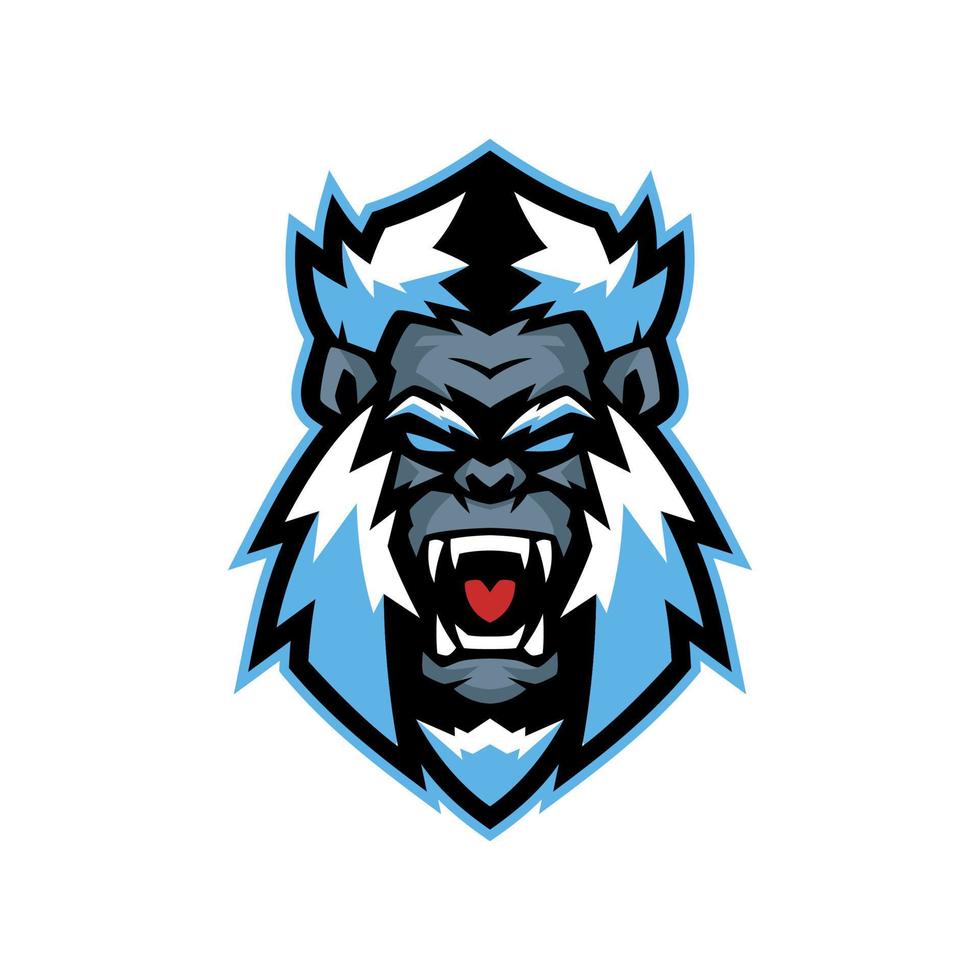 Yeti Mascot Logo vector