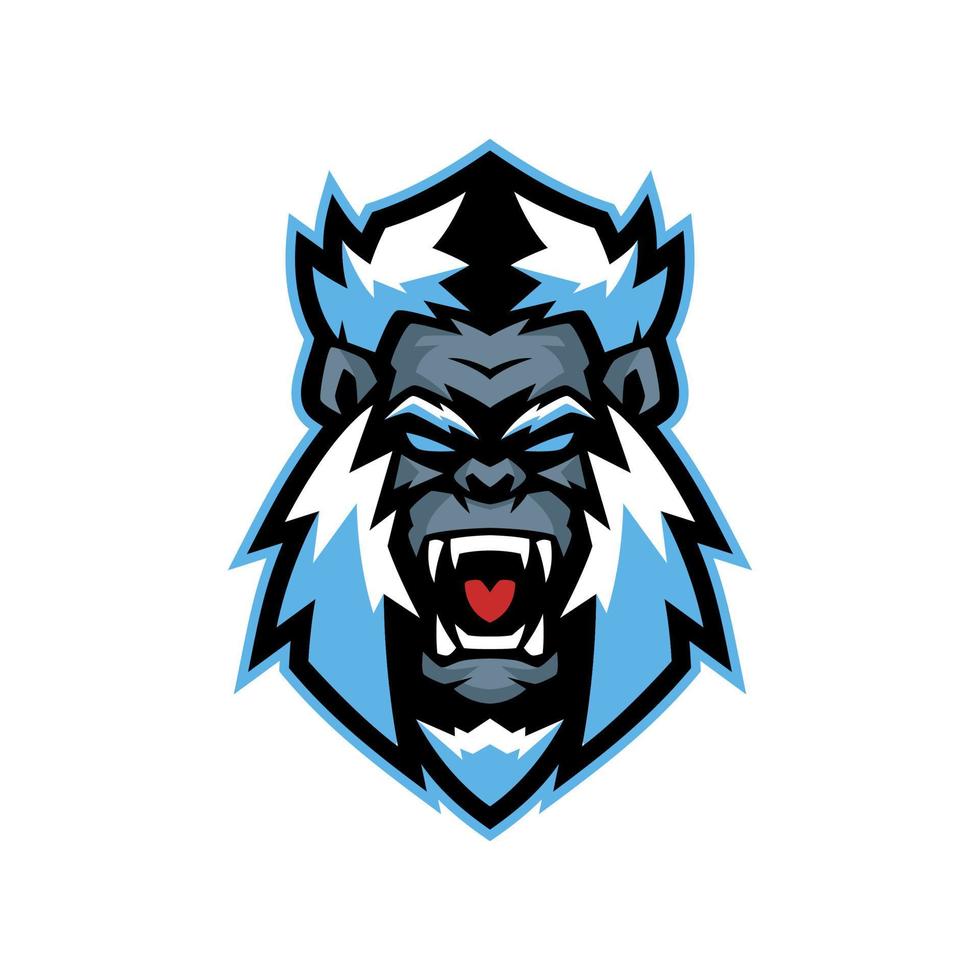 Yeti Mascot Logo 12874310 Vector Art at Vecteezy