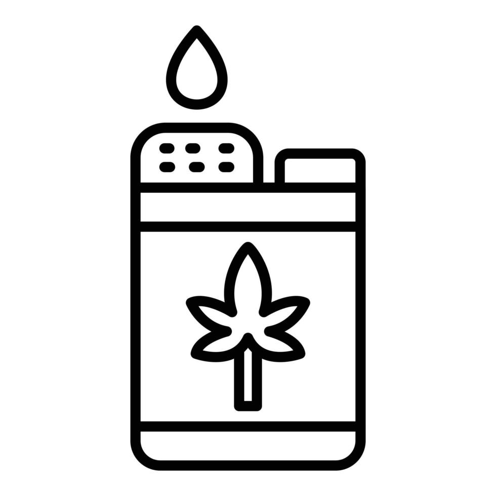 Cbd Vaping Icon Style vector