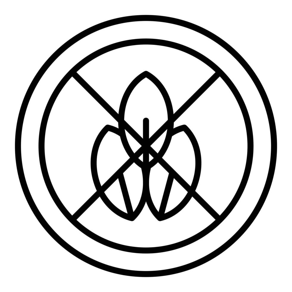Non Gmo Ingredients Icon Style vector