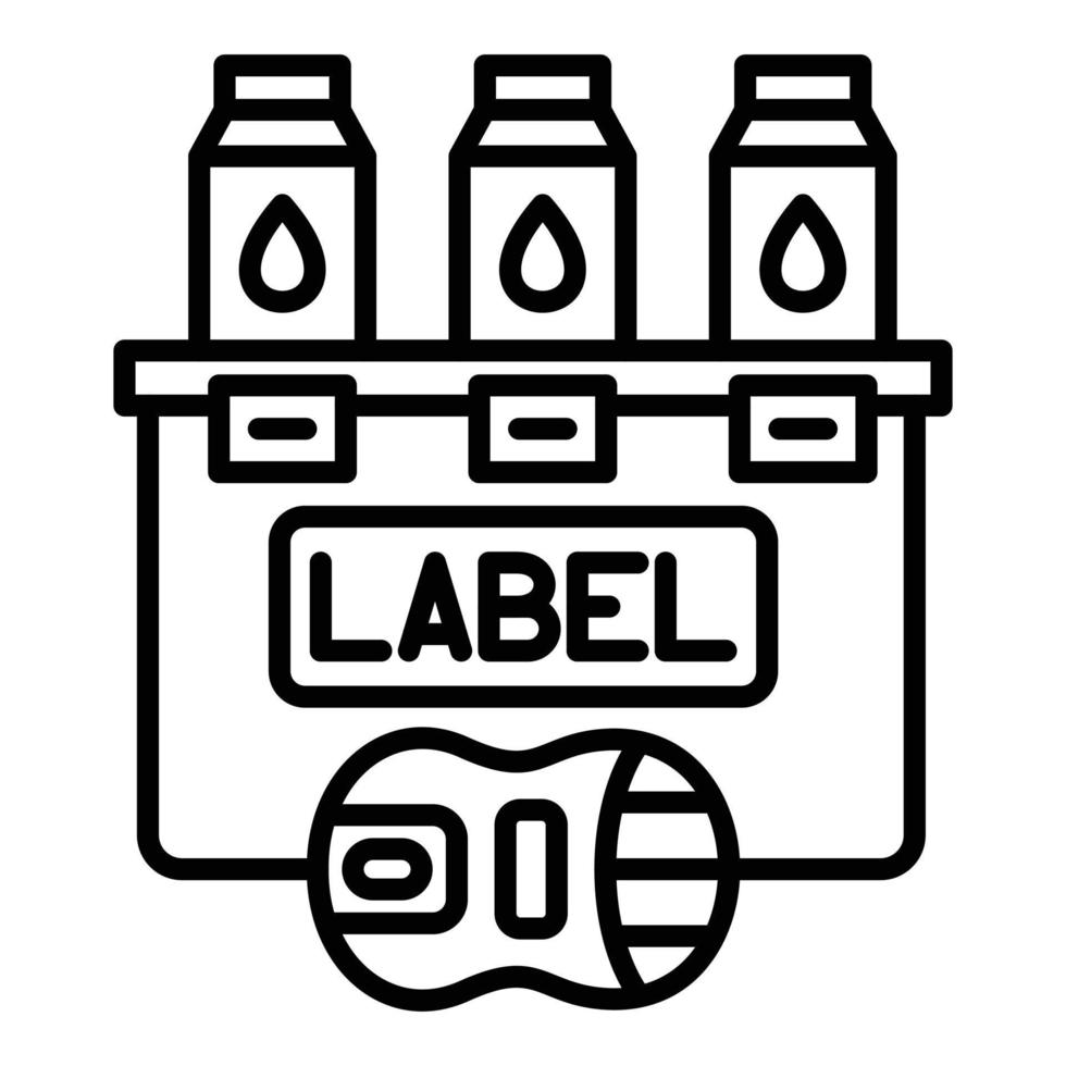 Electronic Shelf Labeling Icon Style vector