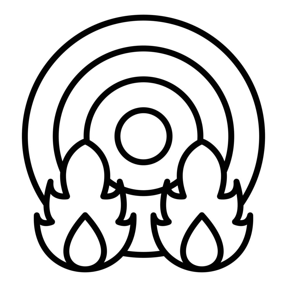 Inflammation Icon Style vector