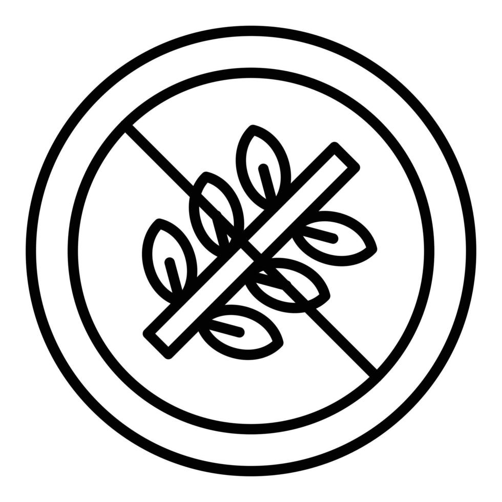 Gluten Free Icon Style vector