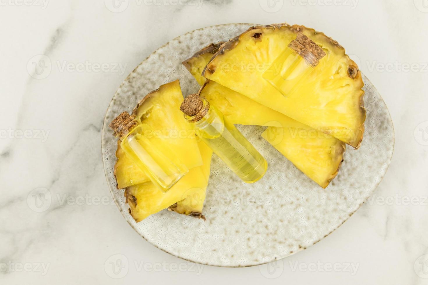 cosmetic product with pineapple extract for natural organic care of the