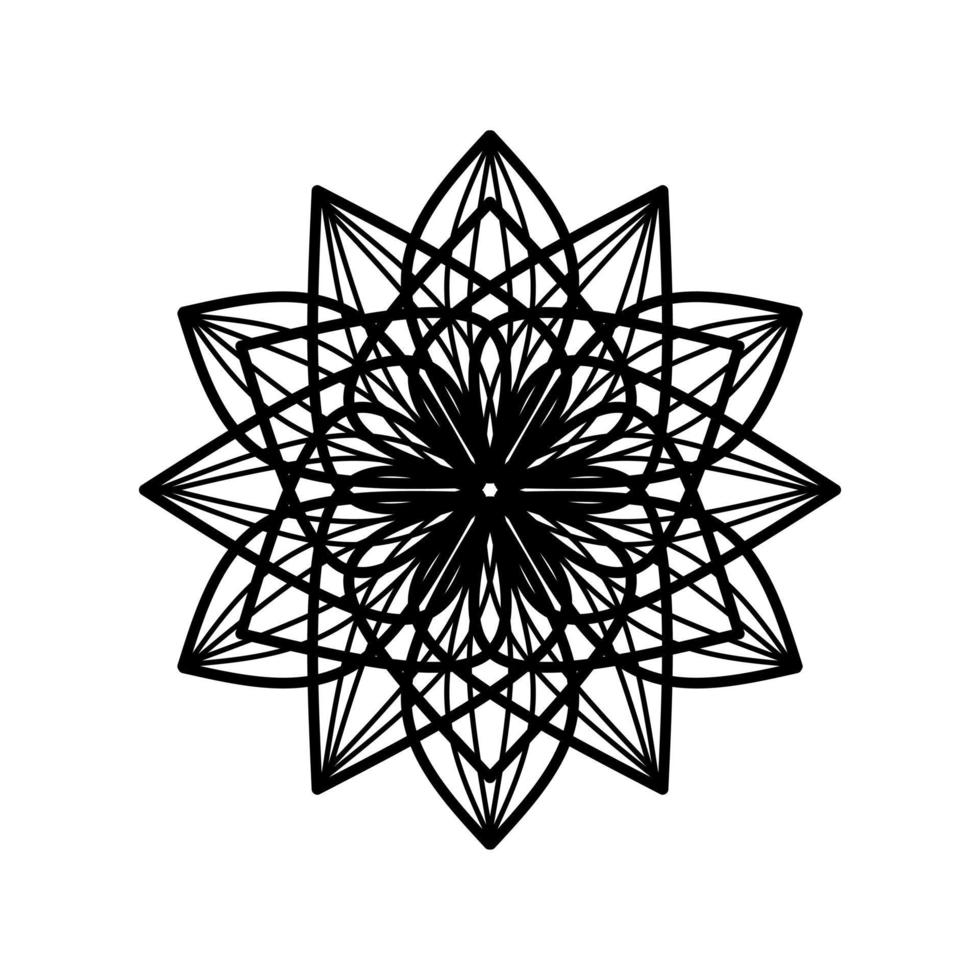 floral mandala pattern vector illustration. Round Pattern Mandala. Round backgrounds for the greeting cards, invitation, tattoo template, business style, cards or else. Vector illustration