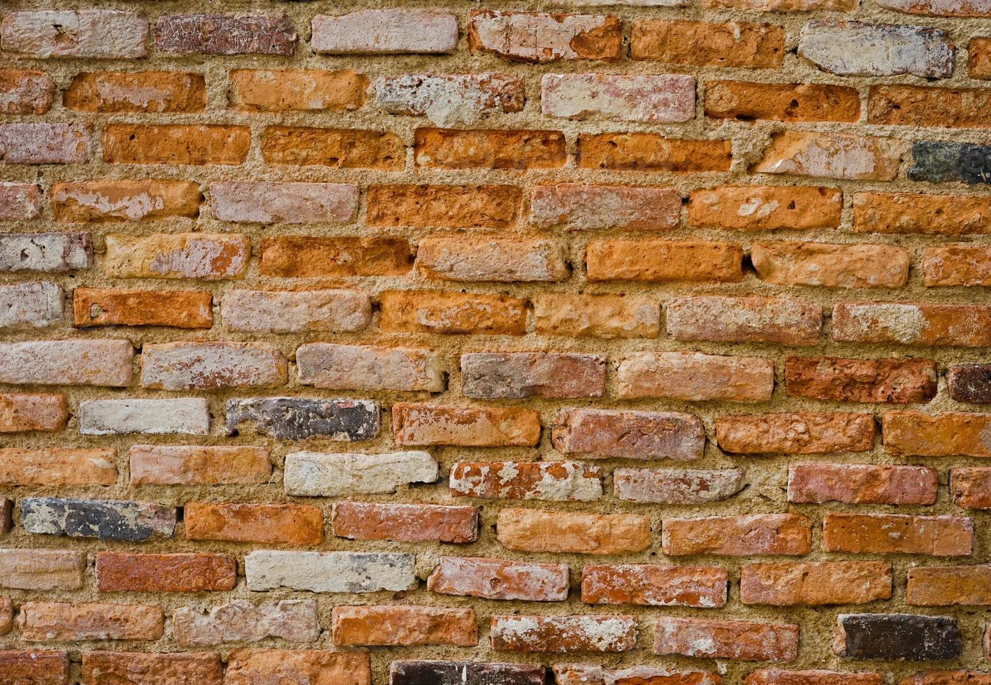 Vintage brick wall texture Background with copy space for text or design photo