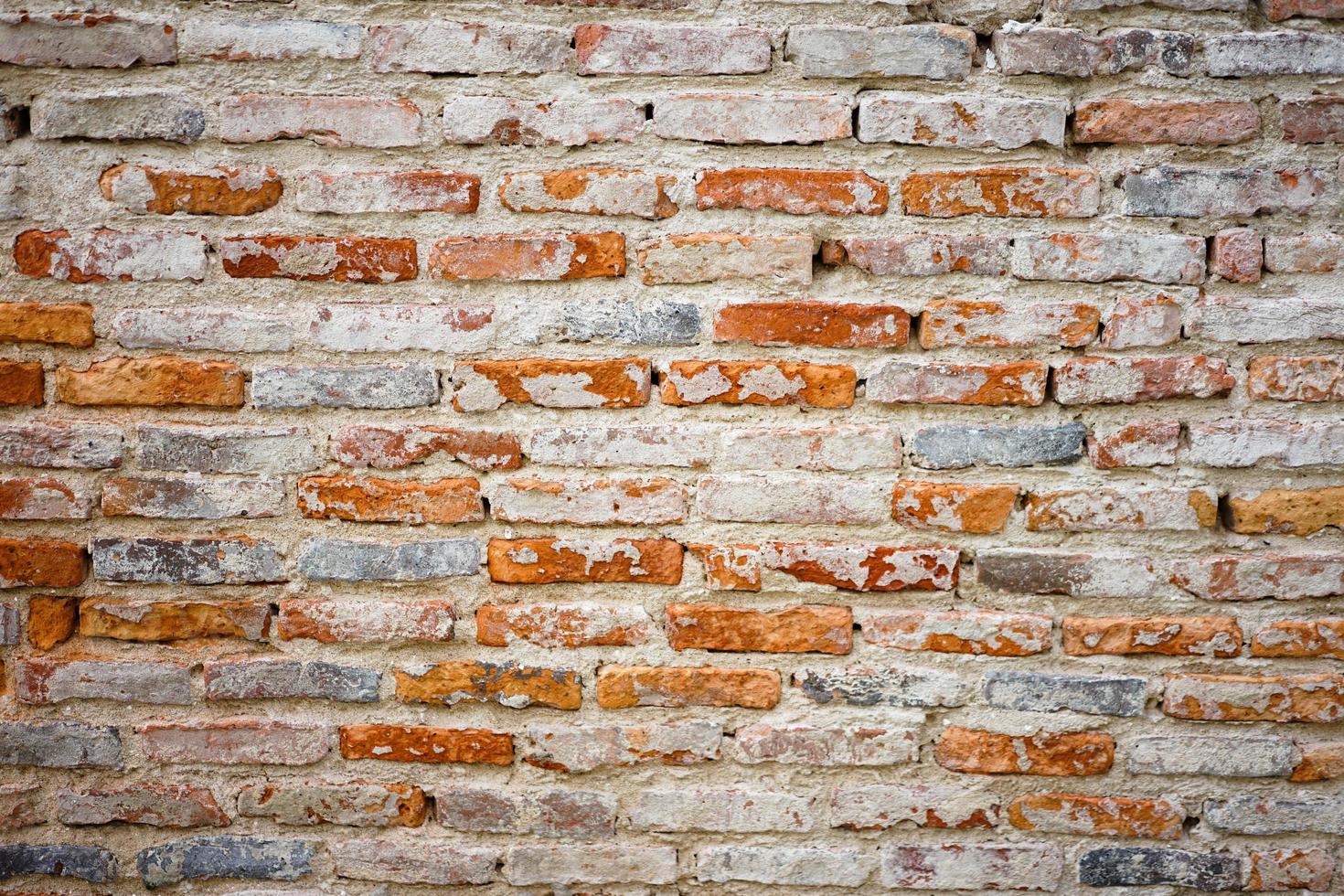Vintage brick wall texture Background with copy space for text or design photo