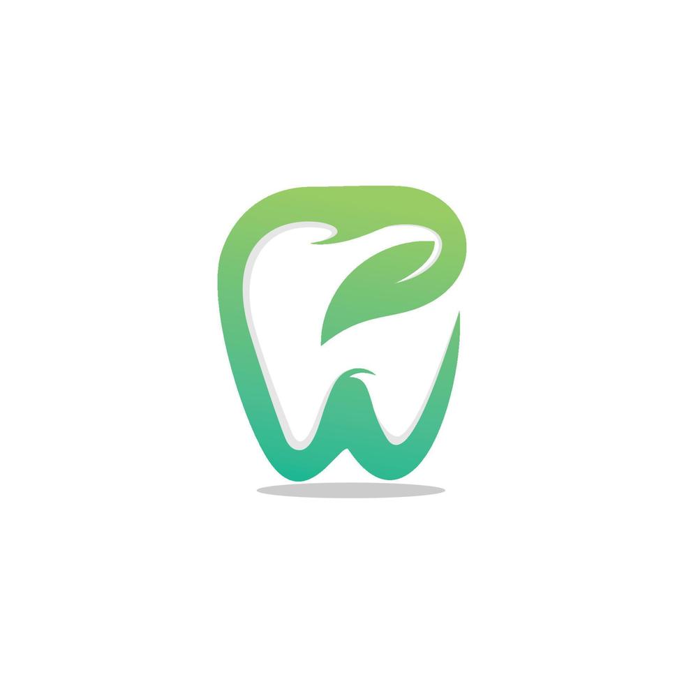 vector de icono de logotipo dental