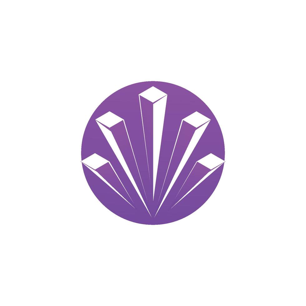 crystal logo icon vector