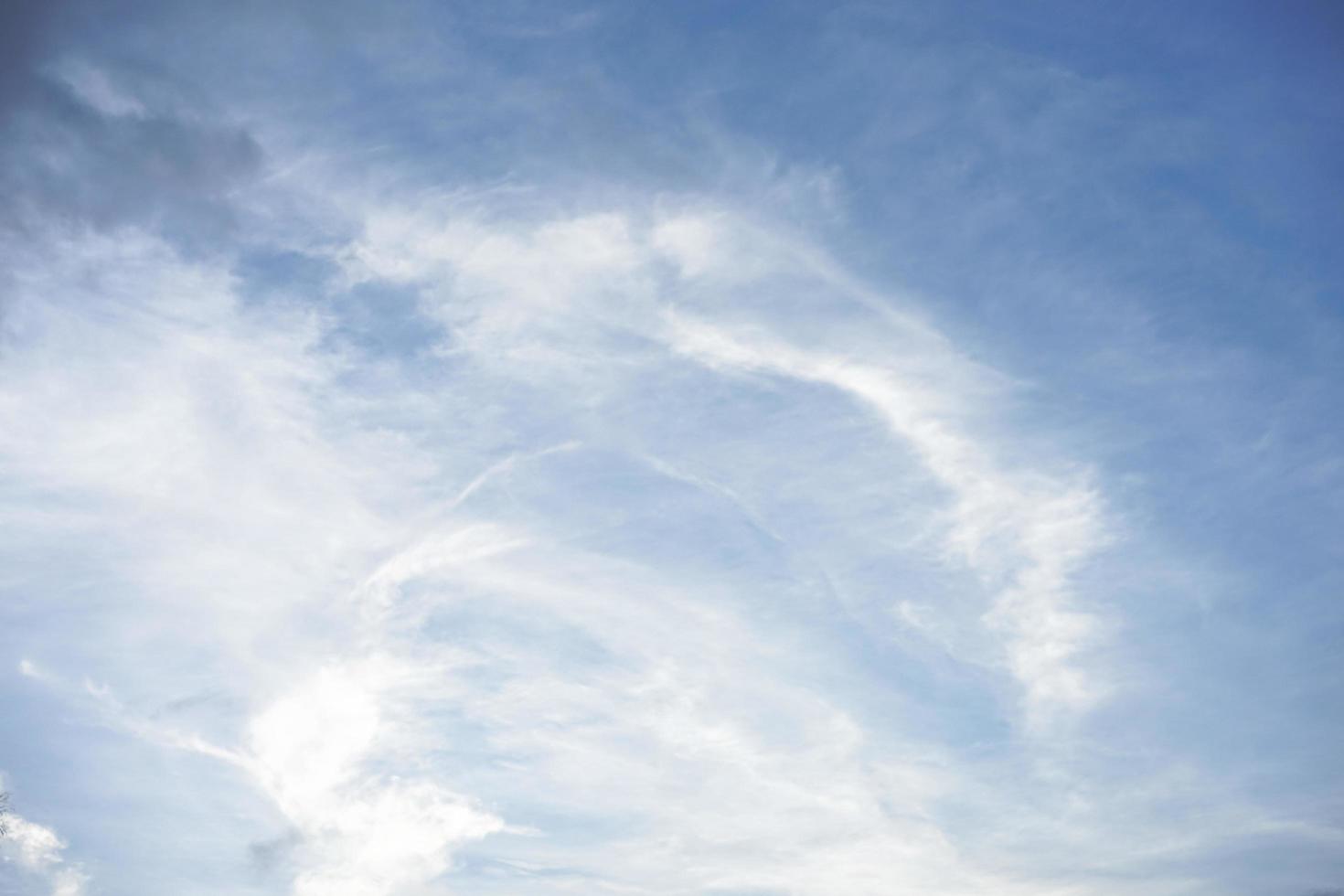 The sky was gloomy, covered with clouds and the air was cool. copy space for banner or wallpaper background photo