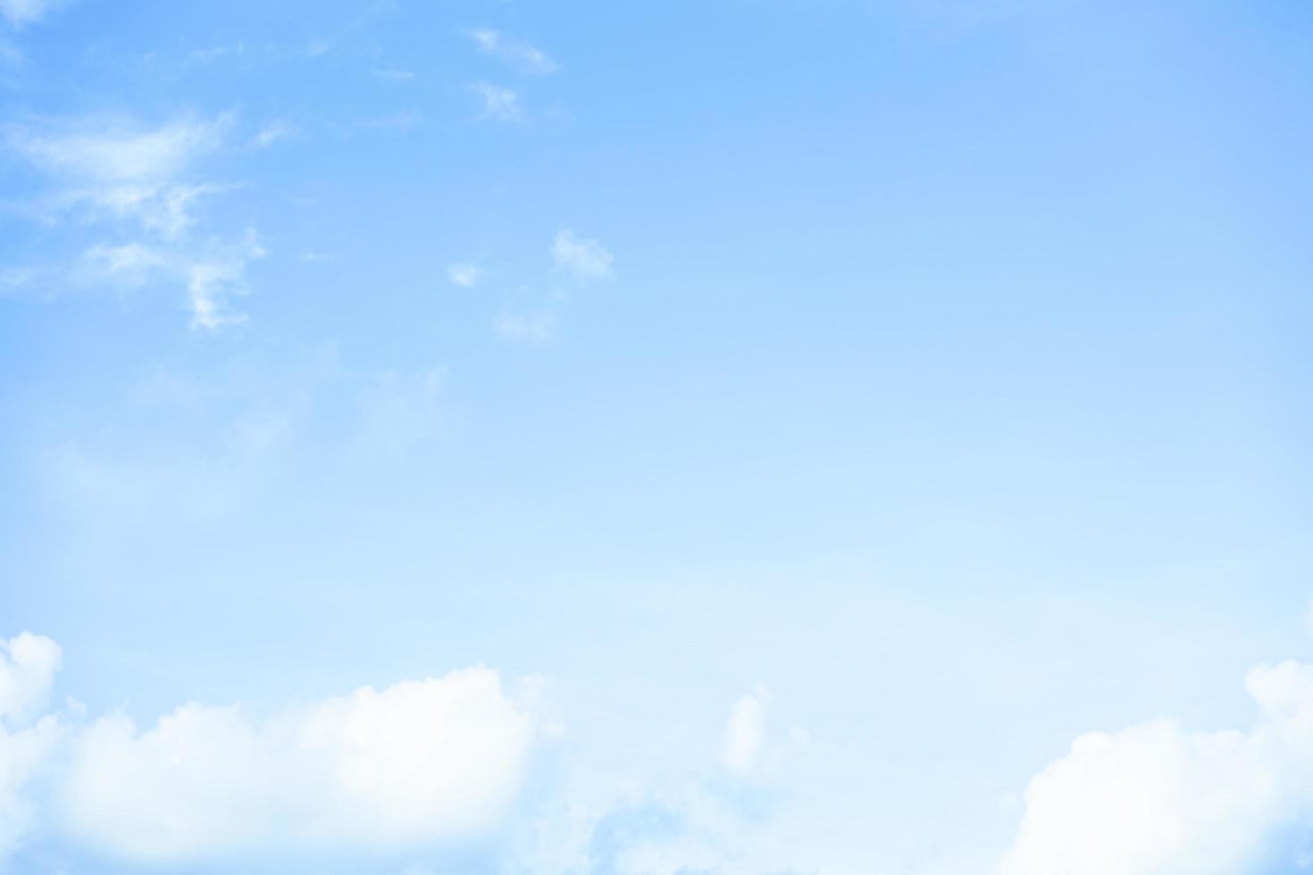 Fresh air with blue sky and clouds background with copy space for wallpaper or banner photo