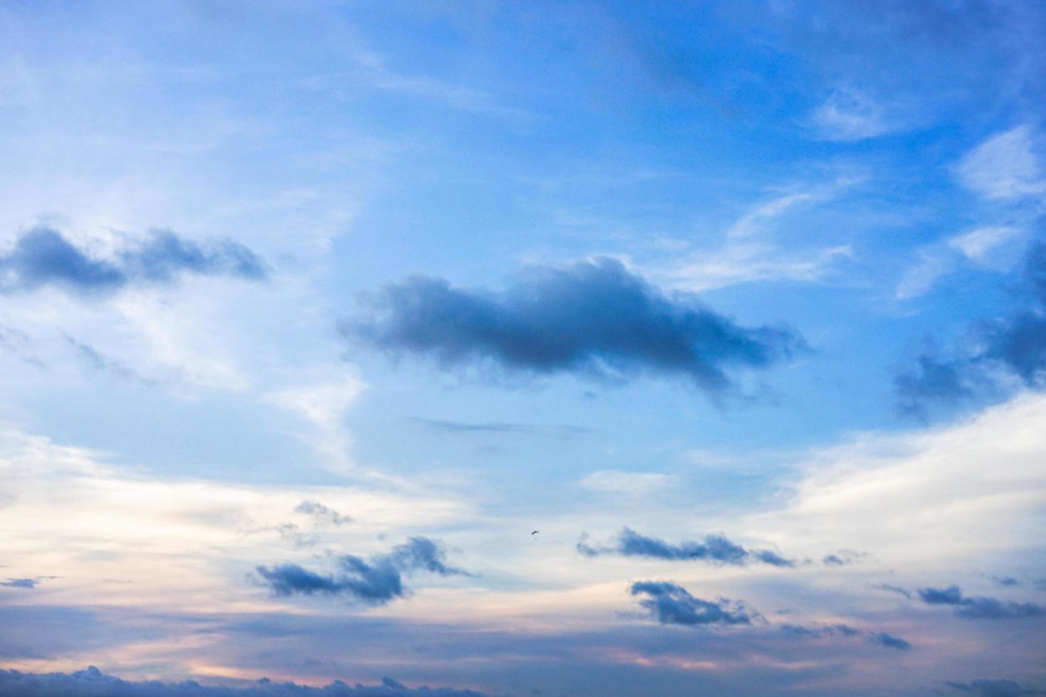 el cielo estaba sombrío, cubierto de nubes y el aire era fresco. copiar espacio para banner o fondo de pantalla foto