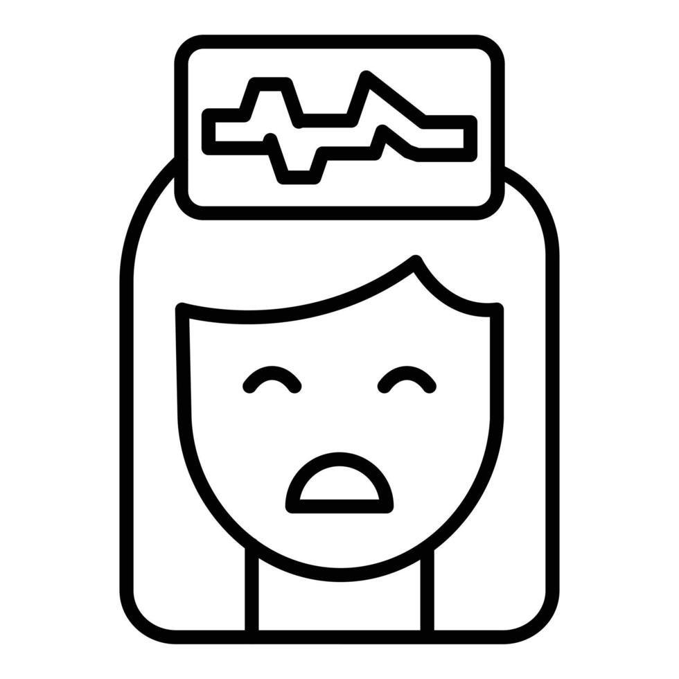 Epilepsy Icon Style vector