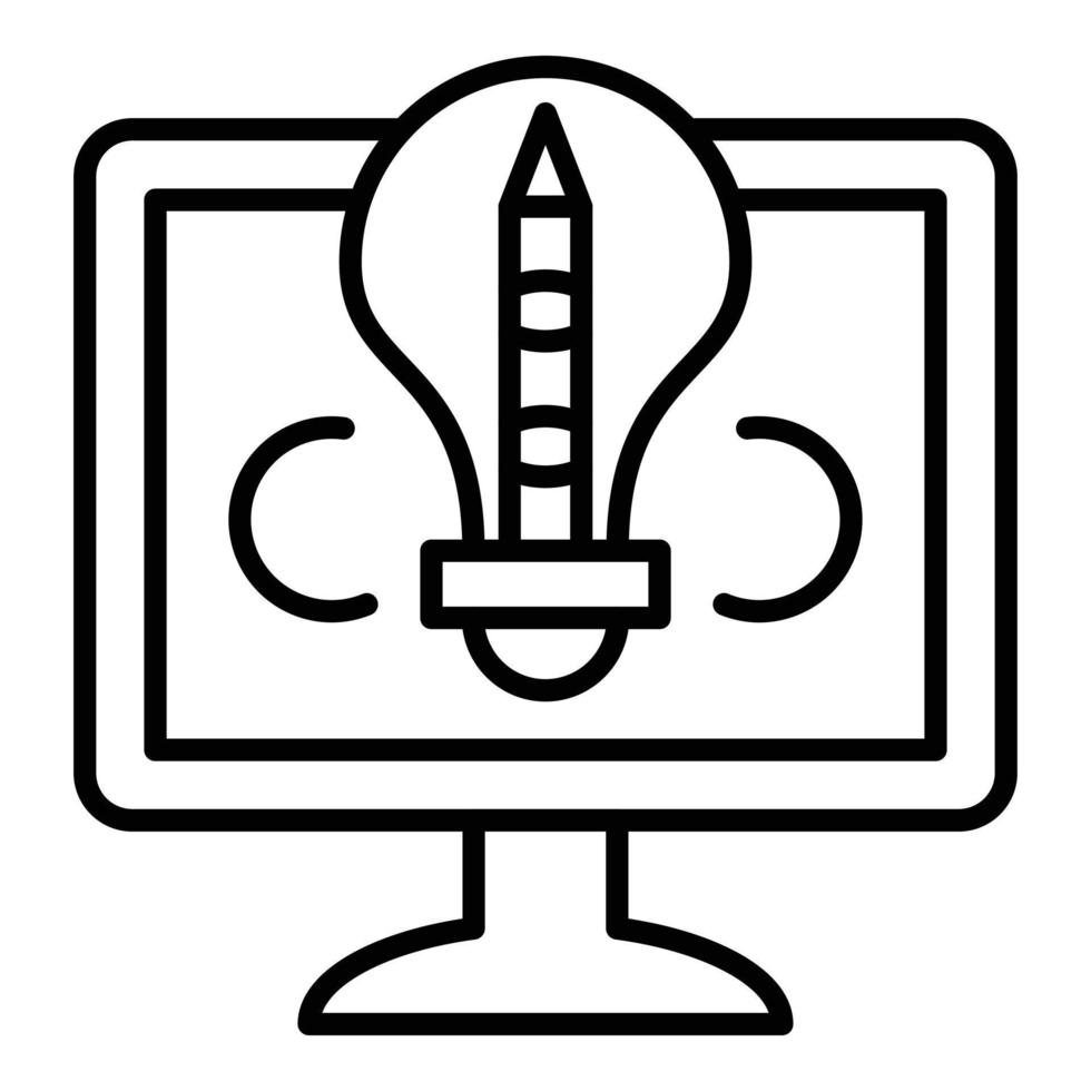 Inspiration Icon Style vector
