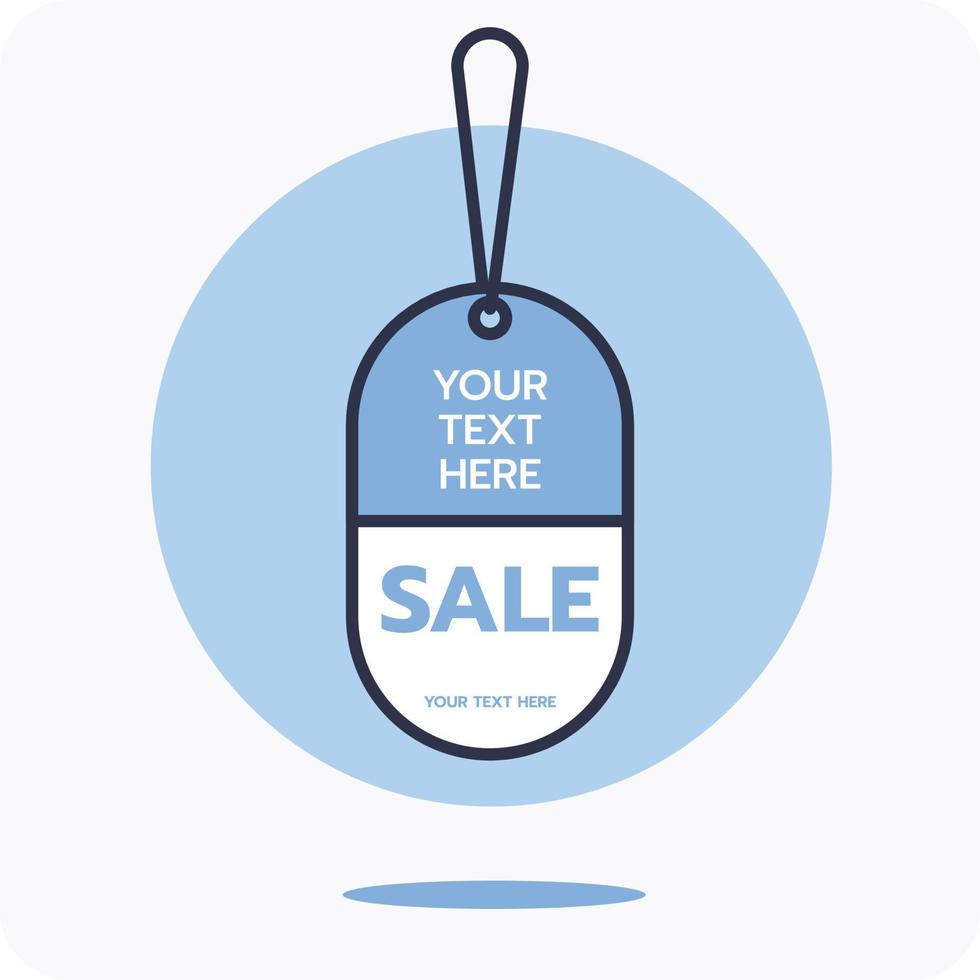 Blank product labels with string, element, and decoration design. vector
