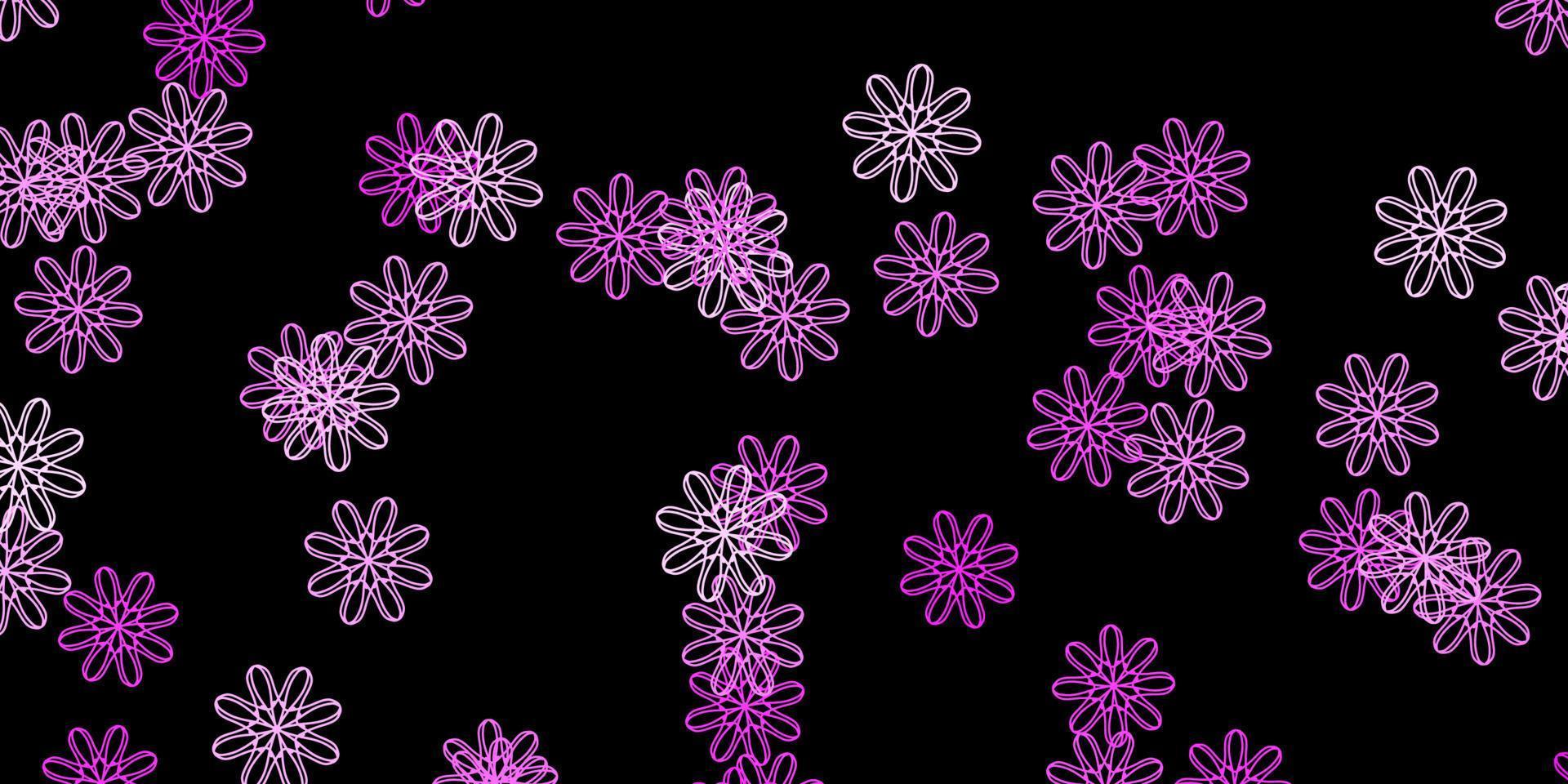 Dark Pink vector pattern with abstract shapes.