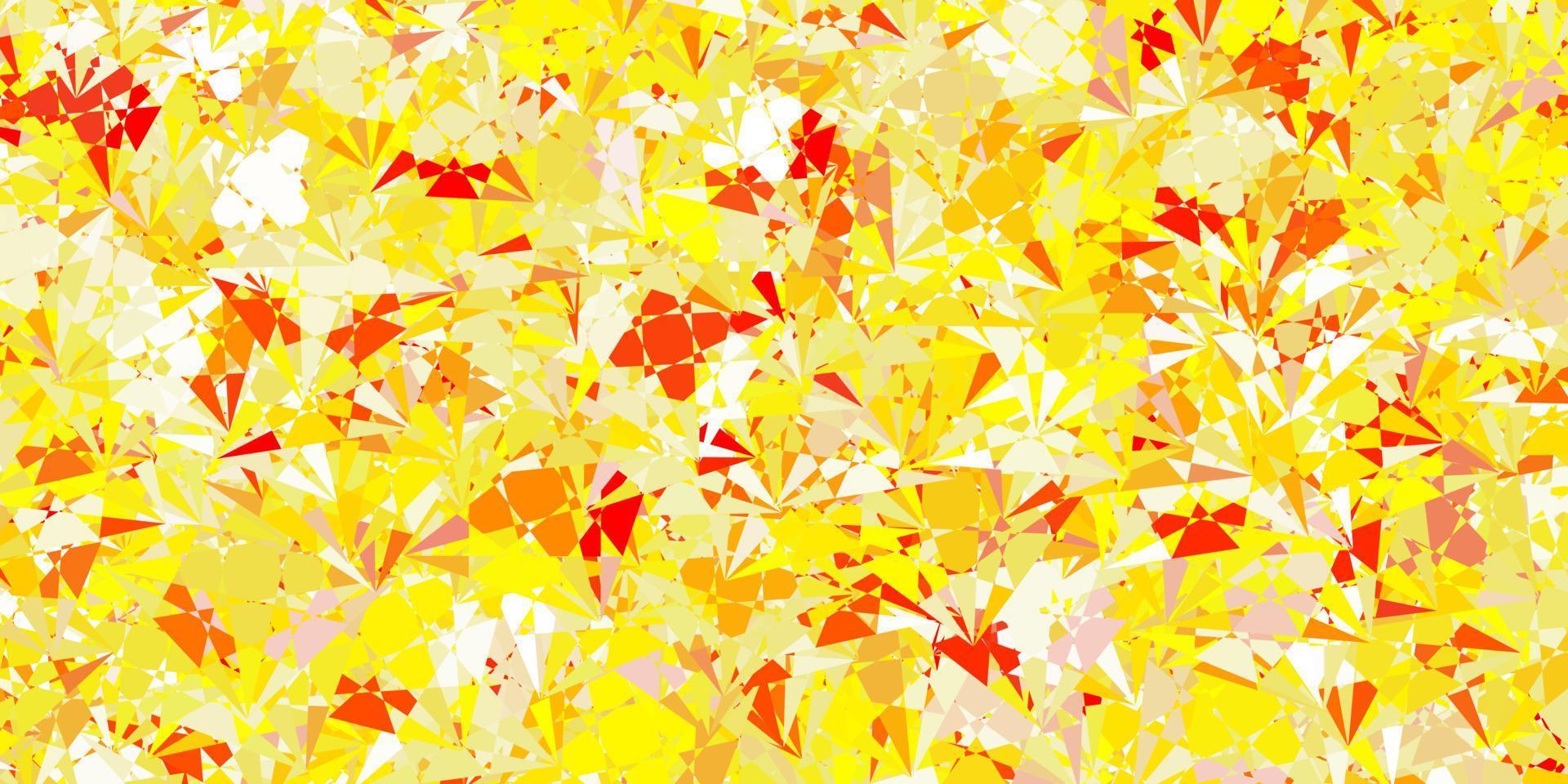 Light Orange vector layout with triangle forms.