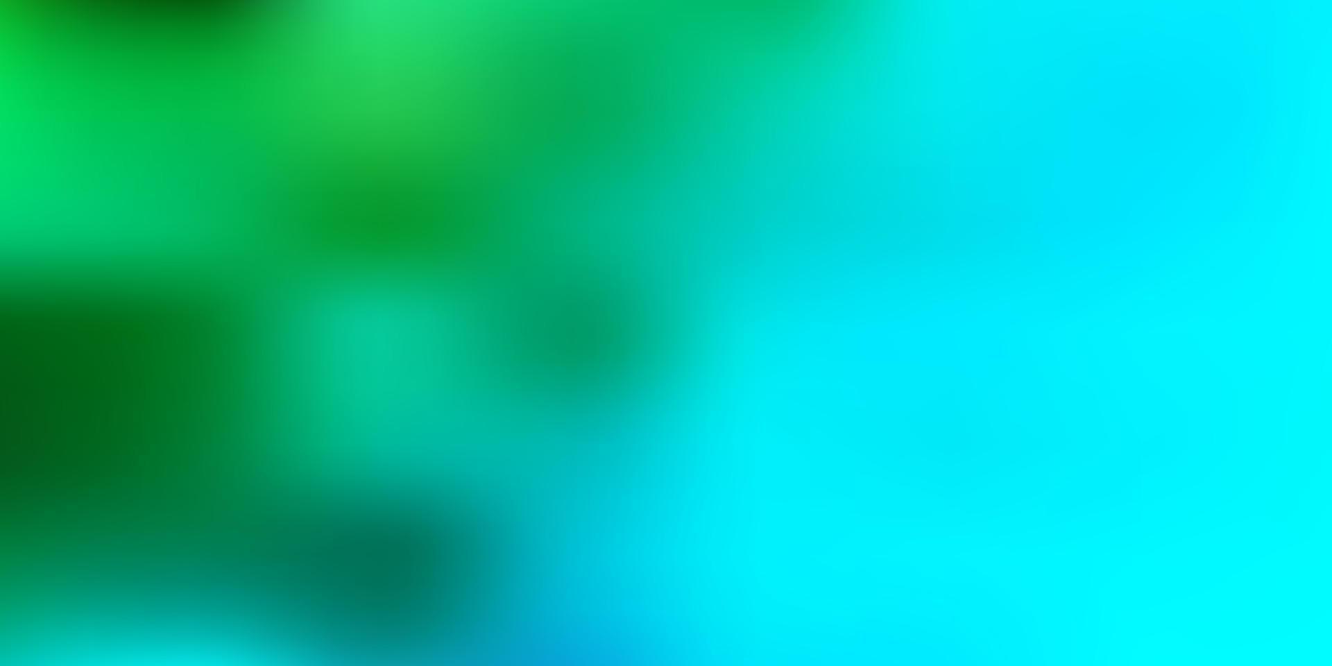 diseño de desenfoque abstracto de vector azul claro, verde.