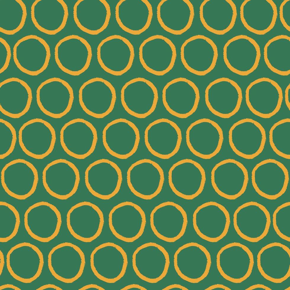 Christmas vector seamless pattern with abstract doodle shapes in craft style.